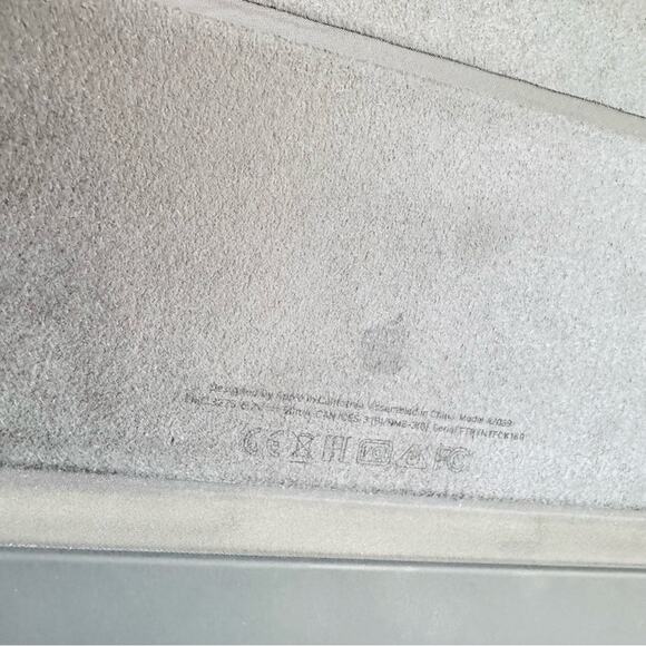 APPLE Grey Gray Smart Keyboard Folio 12.9-inch iPad Pro Soft Tablet Carry Case - Picture 2 of 9